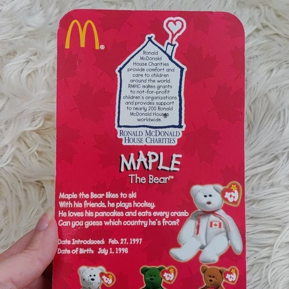 RARE Maple beanie baby - Picture 7 of 11